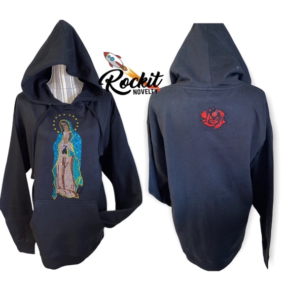 Virgen de Guadalupe hoodie large - Picture 4 of 4